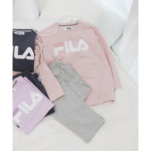 パジャマ 「WEB限定！」「FILA」綿100% フィラ キッズ 長袖 ルームウェア パジャマ キッズ 子供 女の子