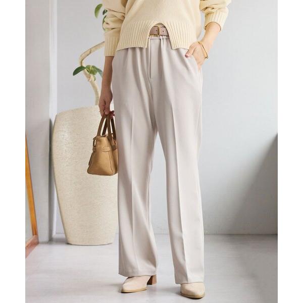 パンツ 「褒められシルエット」イージーフレアパンツ レディース