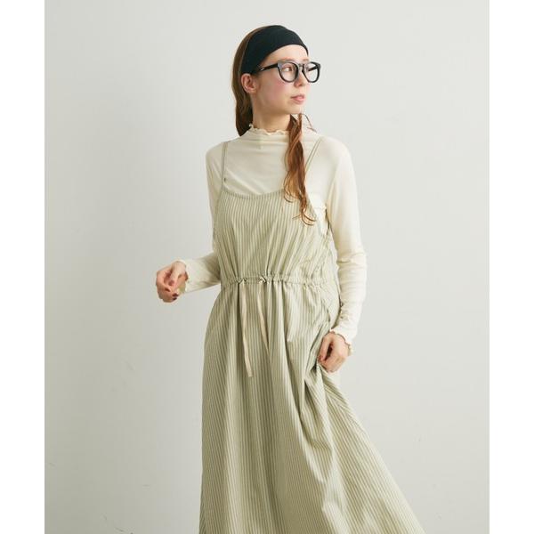 ワンピース ストライプキャミワンピース