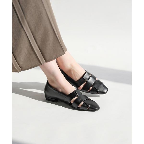 パンプス 「RiiiKa/リーカ」ソフトグルカフラットパンプス　甲深 露出控えめ フラットシューズ