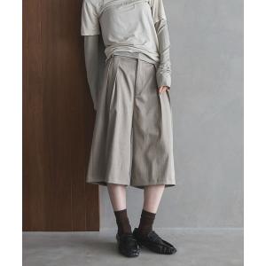ワイドパンツ ハーフパンツ パンツ 短パン 「セットアップ可」バミューダパンツ レディース