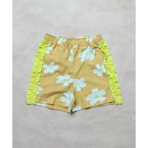 パンツ サテンフリルショートパンツ キッズ 子供...の商品画像