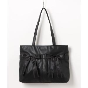 トートバッグ 「Secret Door シークレットドア」500mlペットボトル・A4収納可！サテンリボン 合皮レザー トートバッグ レディース｜ZOZOTOWN Yahoo!店