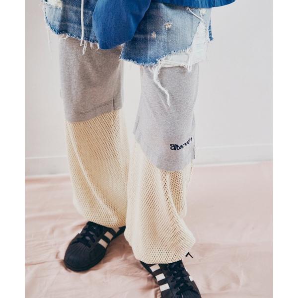 パンツ R4425 メッシュコンビ天竺バギー レディース