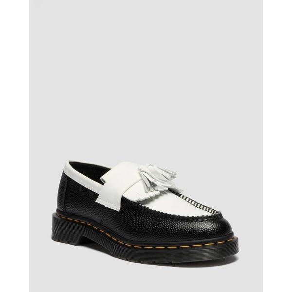 ローファー Dr. Martens/ドクターマーチン ADRIAN ブラックホワイト ローファー シ...
