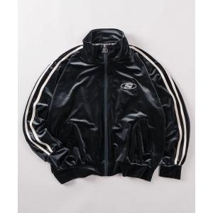 ジャージ 「88」「STARTER/スターター」ワンポイント刺繍 サイドライン ベロア トラックジャケット ジャージ メンズ レディース