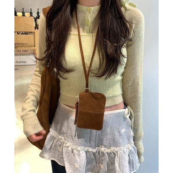 ポーチ 「コンパクト」ミニカラバリネックポーチ　カードケース レディース