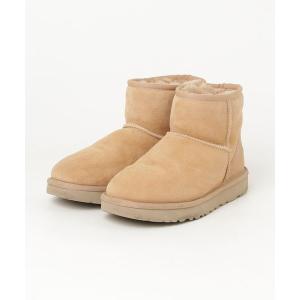 「UGG」 ムートンブーツ 22cm ベージュ レディース
