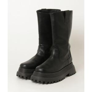 「niko and...」 ロングブーツ L ブラック レディース