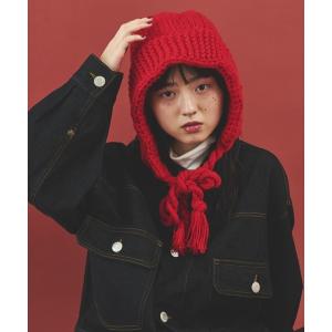 「MERLOT」 帽子 FREE レッド レディース