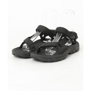 「Teva」 フラットサンダル 24cm ブラック レディース