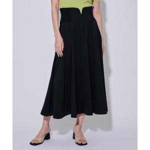 「A + TOKYO」 フレアスカート 1 ブラック レディース