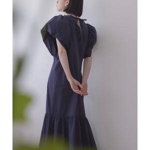 「Stylevoice for xxx」 半袖ワンピース FREE ネイビー レディース