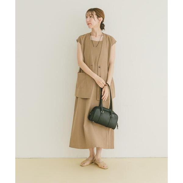「ITEMS URBANRESEARCH」 キャミソールワンピース FREE ベージュ レディース