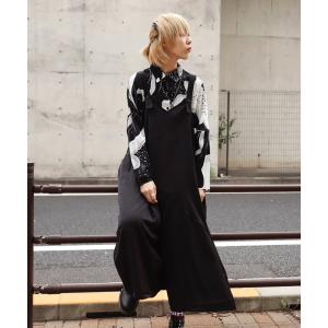 「rovtski」 オーバーオール FREE ブラック レディース