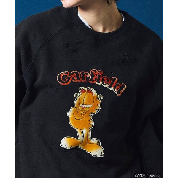 「FREAK'S STORE」 スウェットカットソー「Pawsコラボ」 MEDIUM ブラック メン...