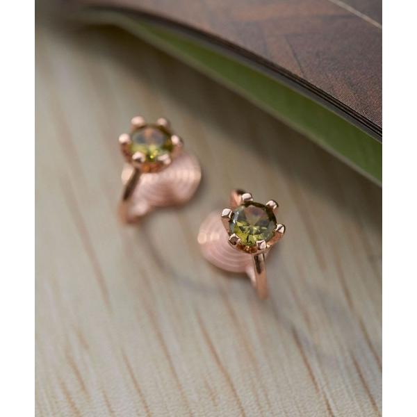 イヤリング YU-KA:ビジューシンプルイヤリング bijou simple earring レディ...