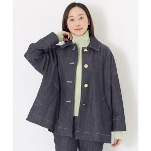 デニムジャケット gジャン レーヨンストレッチデニムジャケット レディース