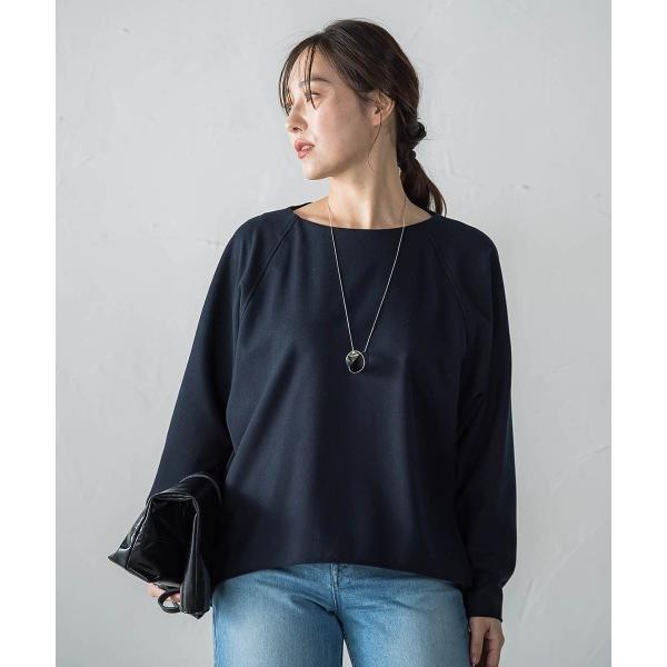 ブラウス シャツ 両面起毛T/Rブラウス レディース