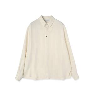 CULLNI（クルニ） シャツ Double Cloth Chin Tab Long Sleeve Shirt