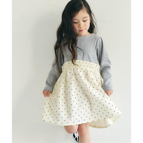 ワンピース フロントボタンドッキングワンピース キッズ 子供服 女の子