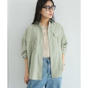 ブラウス シャツ とろみワークシャツ レディース