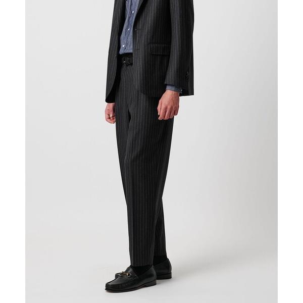 スラックス 「SOVEREIGN」DI PRAY ウール ストライプ 1プリーツ スラックス REL...