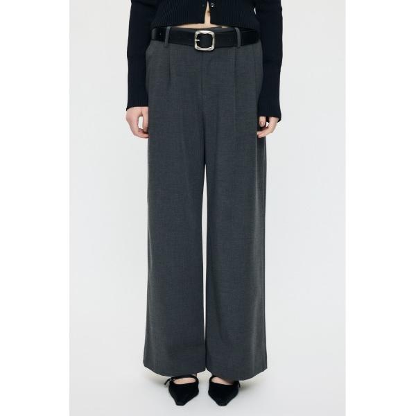 パンツ 入学式 「26年SS新作」「セットアップ対応」TUCK WIDE トラウザーズ レディース