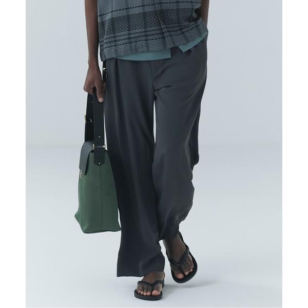 スラックス Double Cloth Tuck Wide Pant メンズ レディース