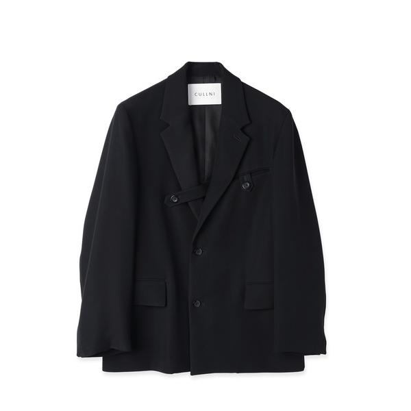 ジャケット テーラードジャケット Dry Double Cloth Slant Belt Tailo...