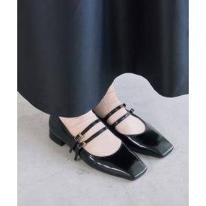 LAGUA GEM（ラグアジェム） パンプス EYELET KITTEN HEEL ミュール
