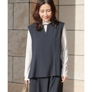 ベスト ジレ 「はあちゅう*Bou Jeloud」 2WAYフェイスベスト レディースの商品画像