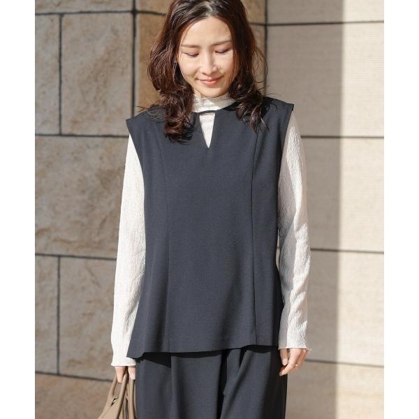 ベスト ジレ 「はあちゅう*Bou Jeloud」2WAYフェイスベスト レディース