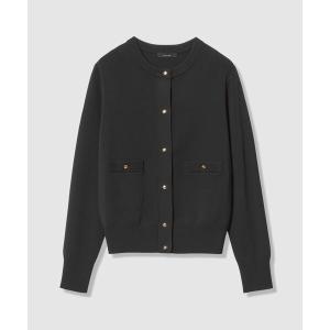 カーディガン ポケットクルーカーディガン レディース