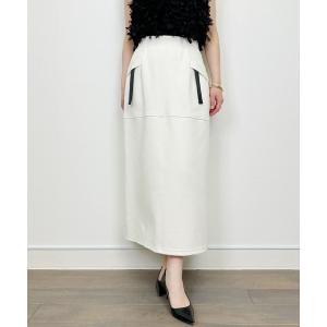 スカート 「セットアップ可能」ポンチバックファスナースカート
