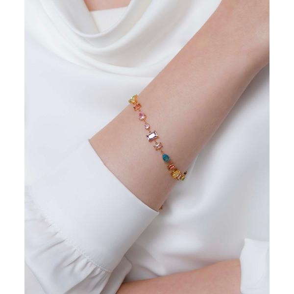 ブレスレット 「金属アレルギー対応ノットアレプラス」カラージルコニアブレスレット「NOP0153」 ...