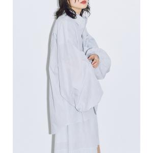 ブラウス シャツ BALLOON CUFF シャツ レディース