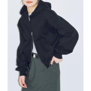 トレーナー スウェット 「追加」V/O ZIP-UP HOODIE：パーカー レディース