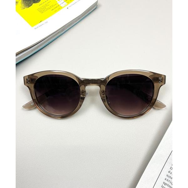 サングラス 「yield select」 ボストン型 サングラス 伊達メガネ カラーレンズ クリアレ...