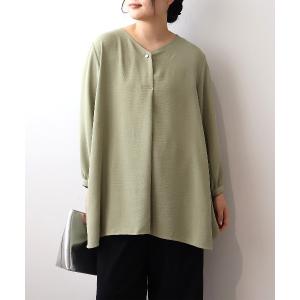 ブラウス シャツ 「WEB/一部店舗限定」「LL〜6L 大きいサイズ」Vネックブラウス レディース