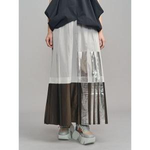 UN3D アンスリード　ティアードデニムスカート　36 UN3D.（アンスリード） デニムスカート MA-1 DOCKING DENIM SKIRT / MA