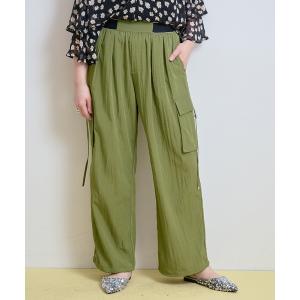 カーゴパンツ 「2WAY」ドロストヘムカーゴパンツ レディース