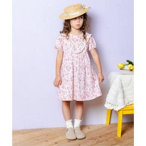 ワンピース ナインチェVフリルドレス キッズ 子供服 女の子