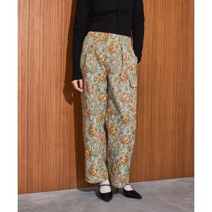 パンツ 花柄ゴブランパンツ　659243 レディース
