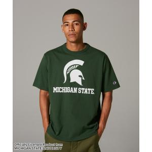 Champion（チャンピオン） T1011 カレッジプリント MICHIGAN ミシガン