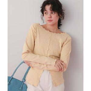 tシャツ スリットデザイントップス レディース