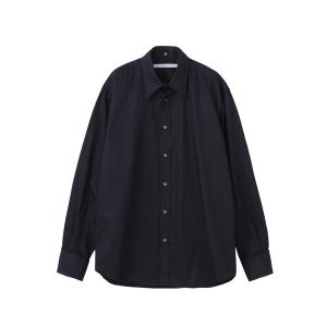 シャツ COTTON SATIN DETACHABLE COLLAR SHIRT メンズ