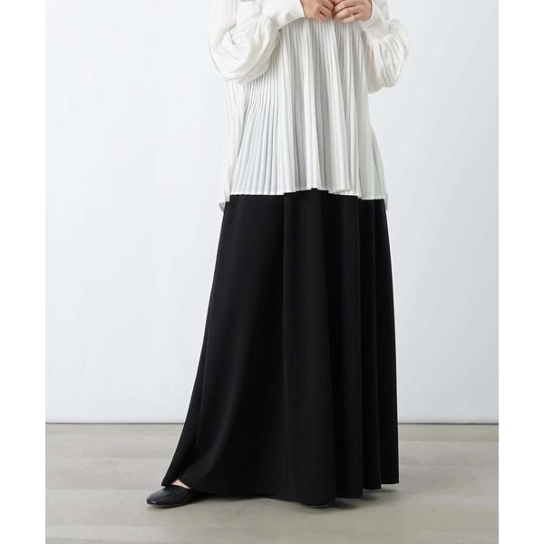 パンツ LC/LLL タックデザインバギーパンツ/フレアワイドパンツ レディース