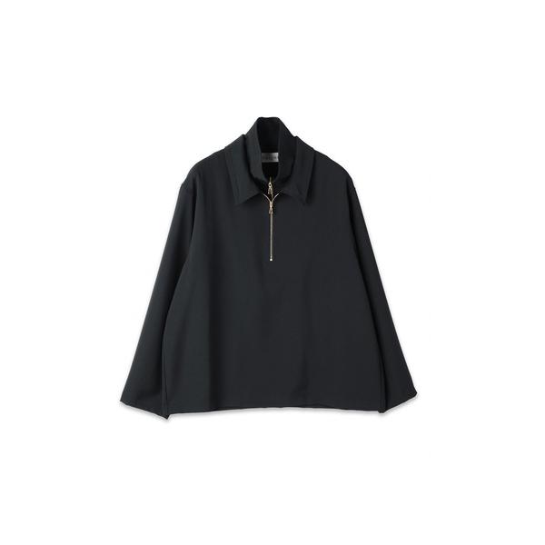 tシャツ Relax Dry Stretch Half Zip Layerd Collar Pull...