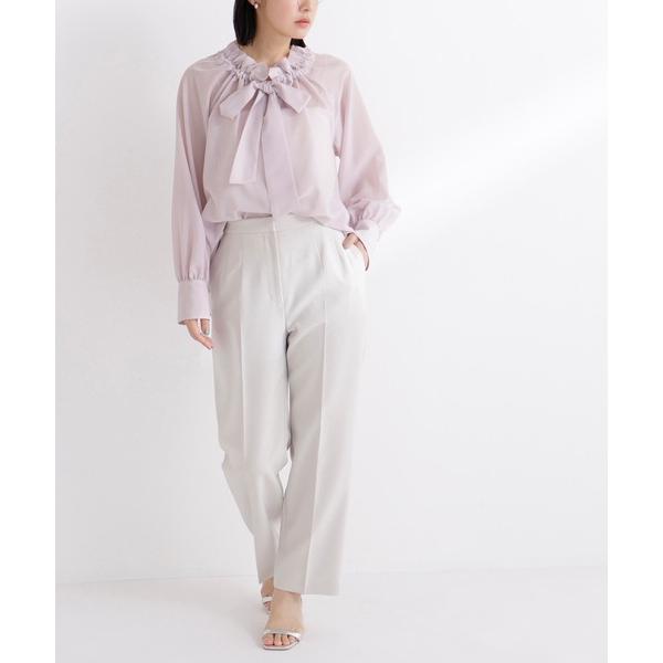 パンツ スタイルアップストレートパンツ レディース